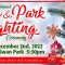 Annual Tree & Park Lighting Ceremony