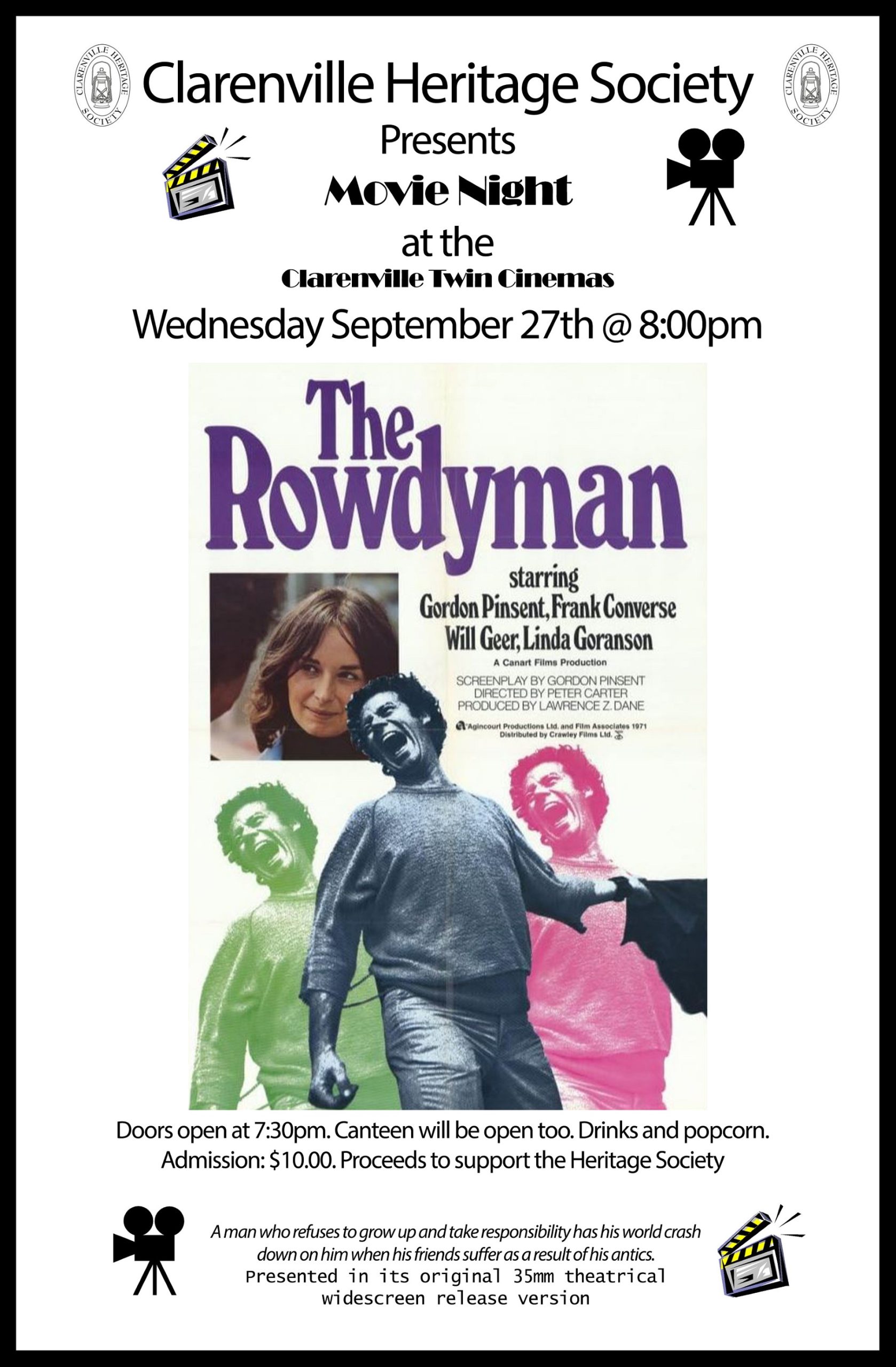 Movie Night featuring The Rowdyman